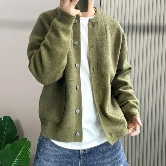 Warmer Strick Pullover Herren