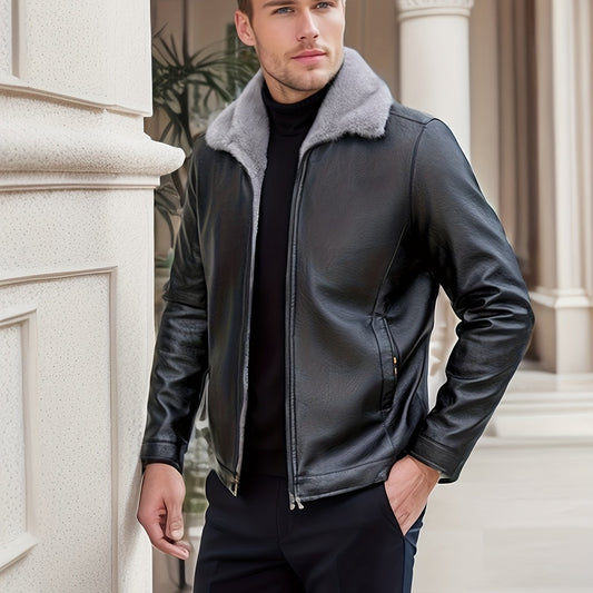 Warmes Fleecejacke mit PU-Beschichtung