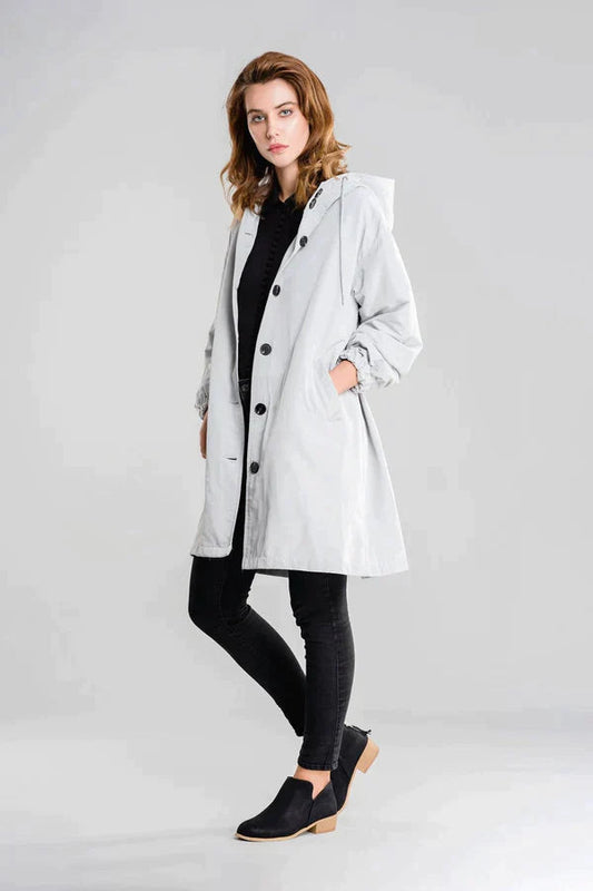 Wasserbeständige Damenjacke mit Kapuze