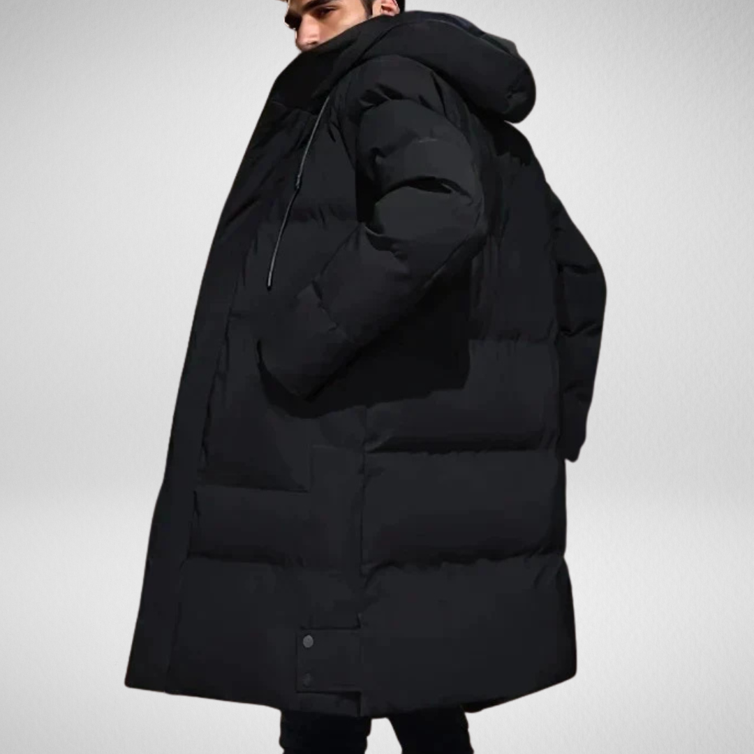Wasserdichte Herren-Winterjacke – Lange Gepolsterte Jacke für Kälte und Stil, Ideal für Freizeit und Business 2
