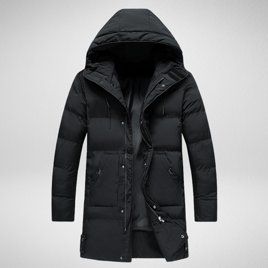 Wasserdichte Herren-Winterjacke – Lange Gepolsterte Jacke für Kälte und Stil, Ideal für Freizeit und Business 6