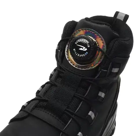 Wasserdichte Sicherheitsarbeitsstiefel mit Stahlkappe – Robuste Outdoor-Stiefel, Rutschfeste Sohle, Bequeme Passform 5