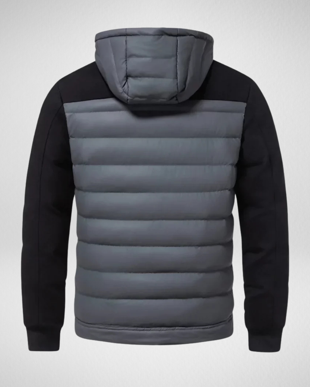 Wattierte Herrenjacke mit Kapuze – Wasserabweisend und Wärmeisolierend für Herbst/Winter, Bequeme Passform, Praktische Taschen 3