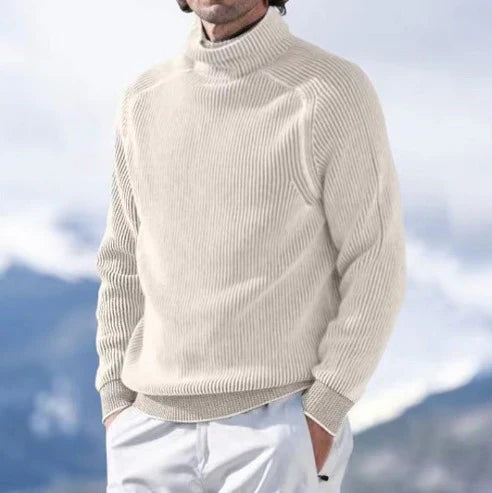 Warmood | Eleganter Herren Kaschmir-Rollkragenpullover