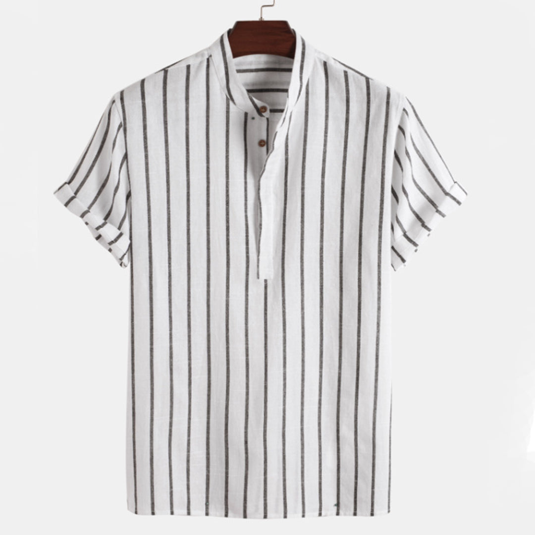 Variant image for Herrenhemd Schwarz Größe M Baumwolle Slim Fit-1