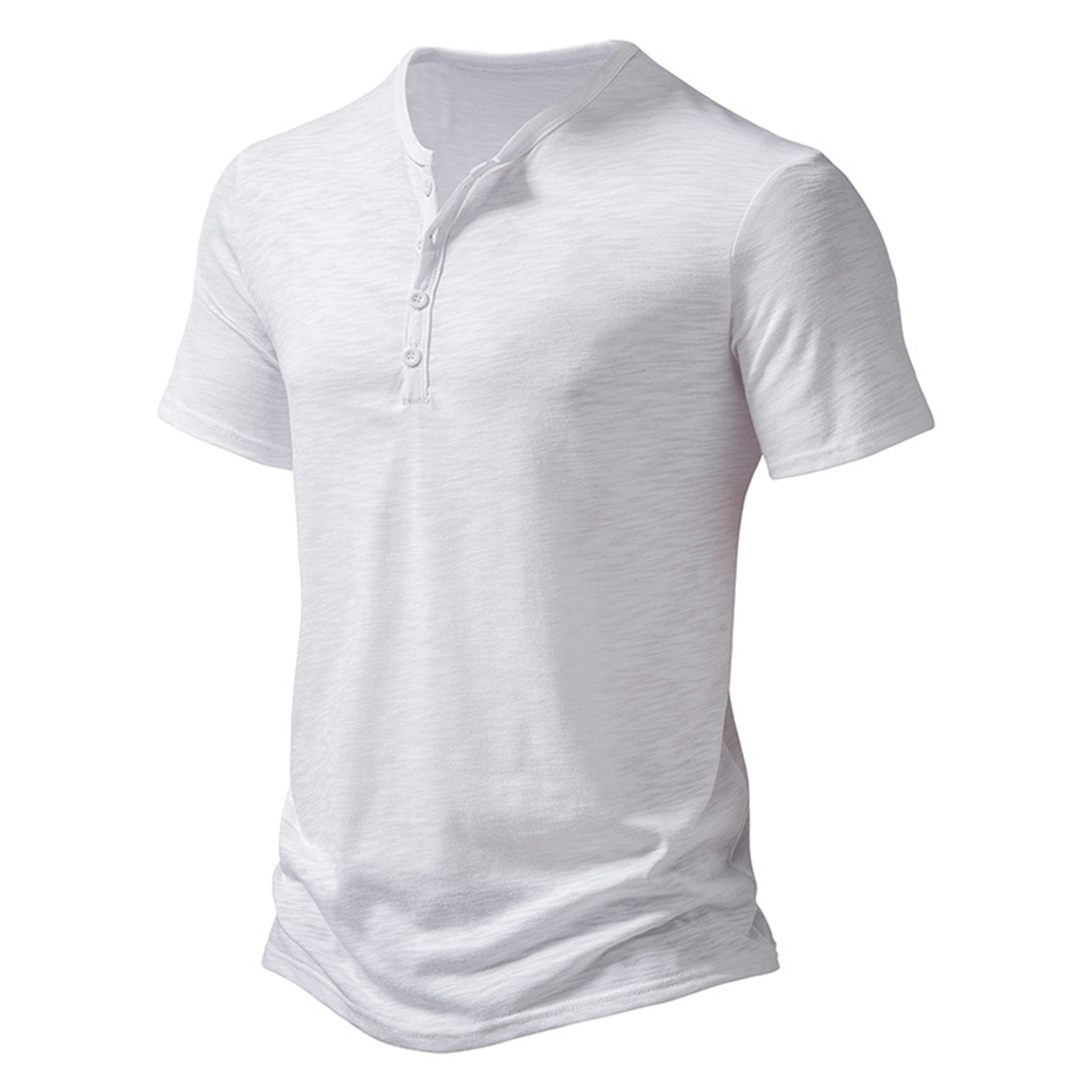Variant image for Herrenhemd Schwarz Größe M Polyester Kurzarm Casual Hemd für Herren-1