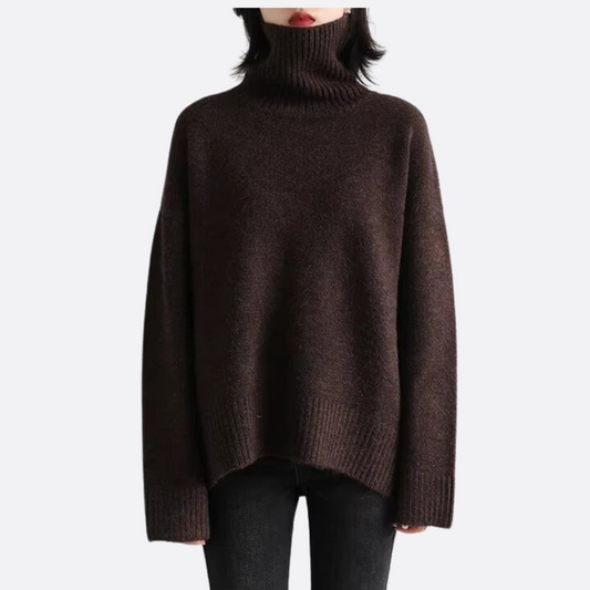 Lässig Rollkragenpullover