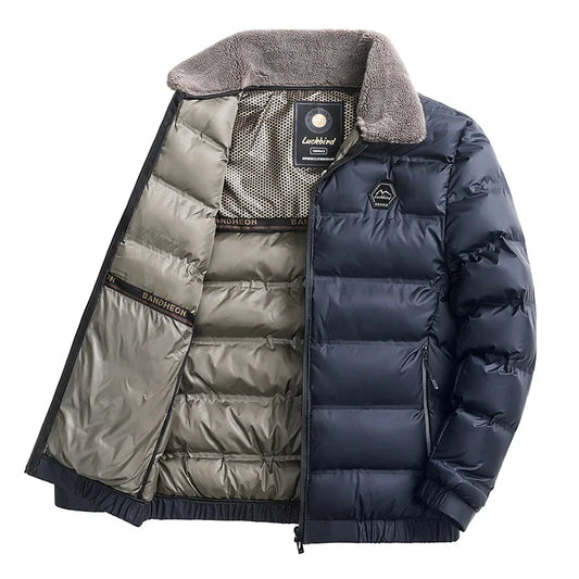 Winterjacke Herren – Warmer Parka mit Umlegekragen