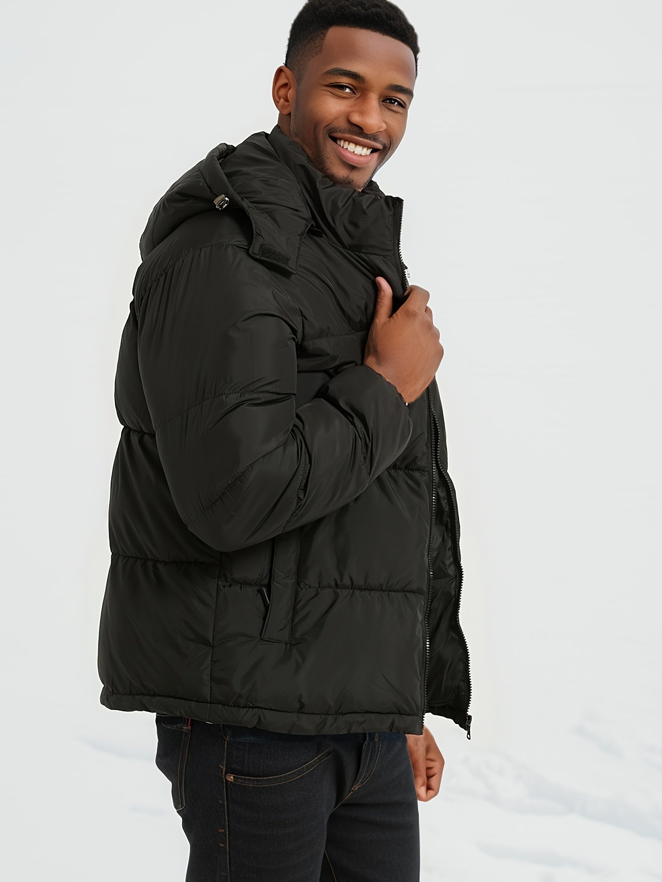 Wasserabweisend Winterjacke mit Kapuze