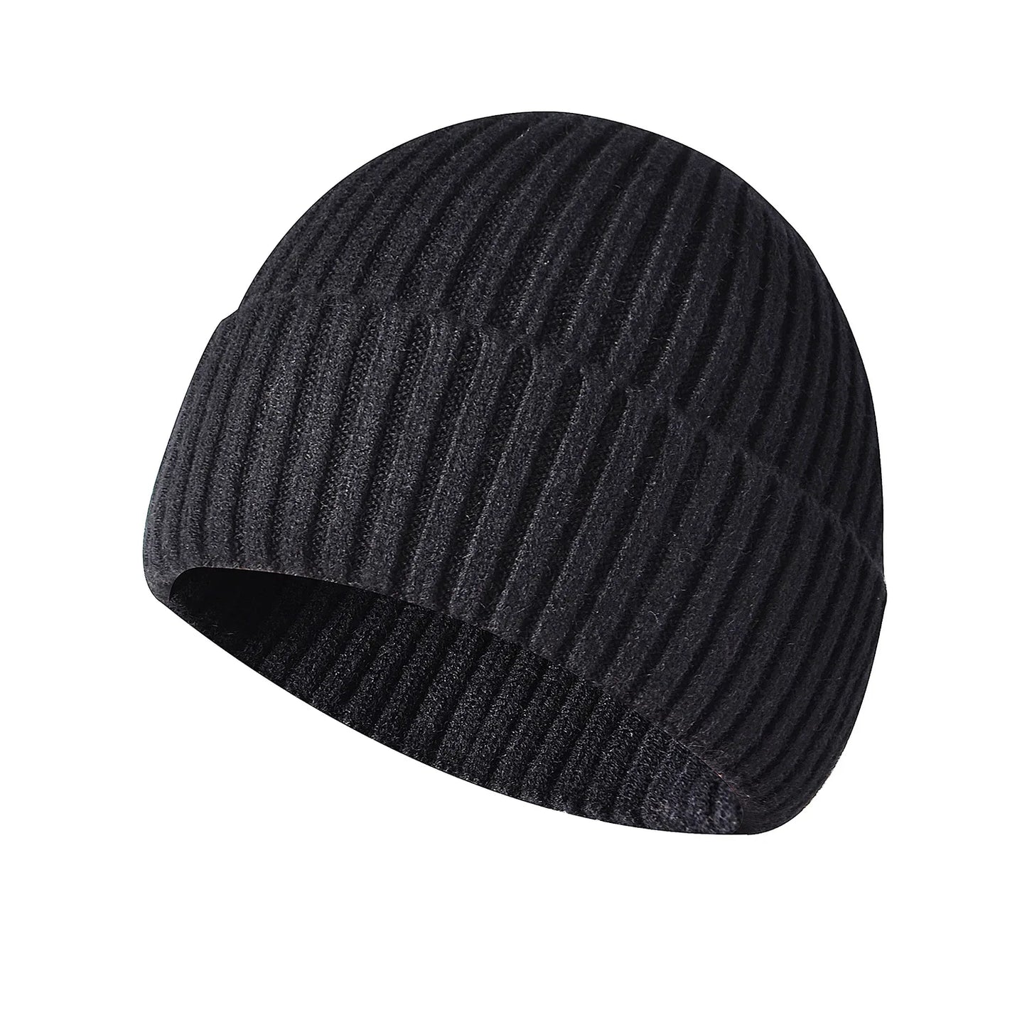Wintermütze aus Gestricktem Stoff