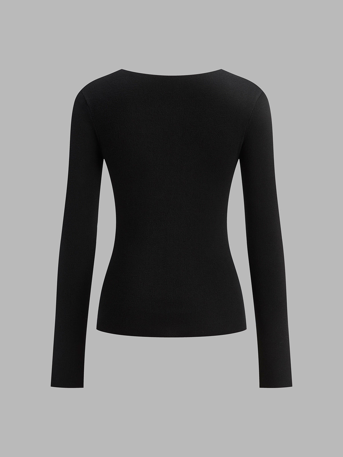Zweifarbige Strickoberteile für Damen