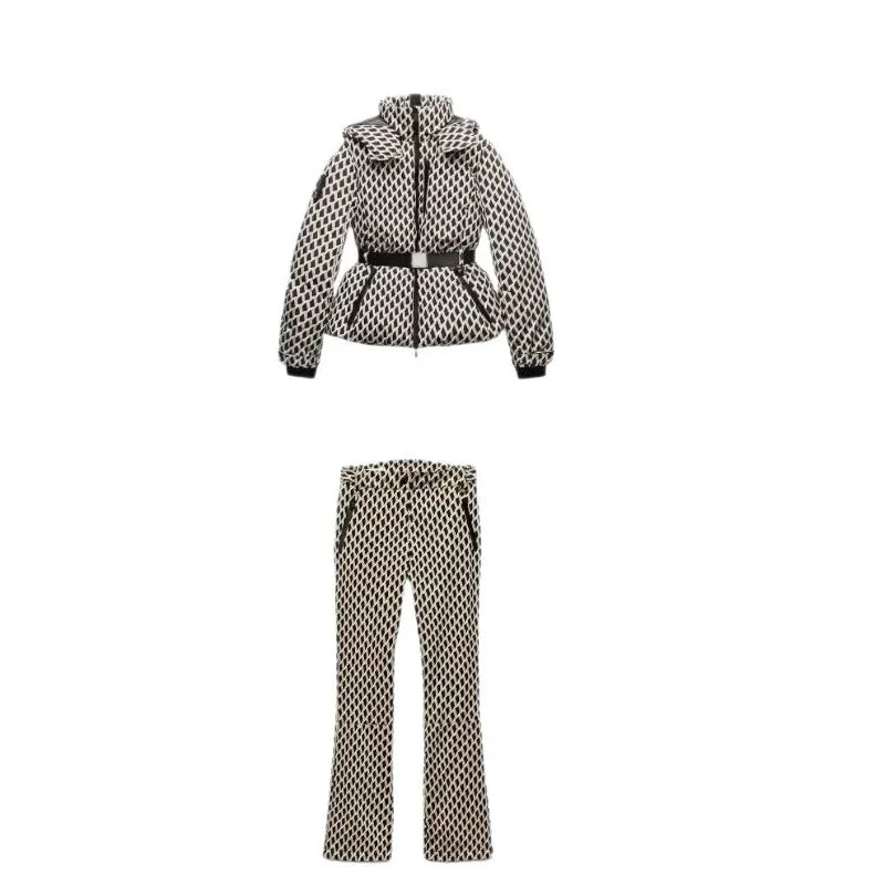 Winter Skianzug für Damen mit Kapuze