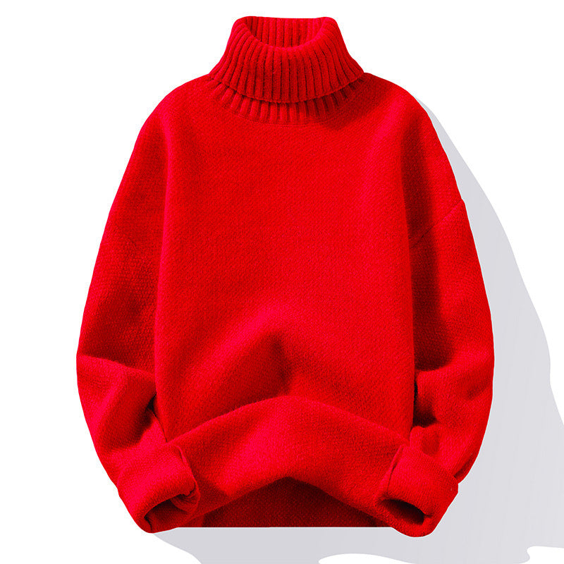 Herren Rollkragenpullover Strick 10