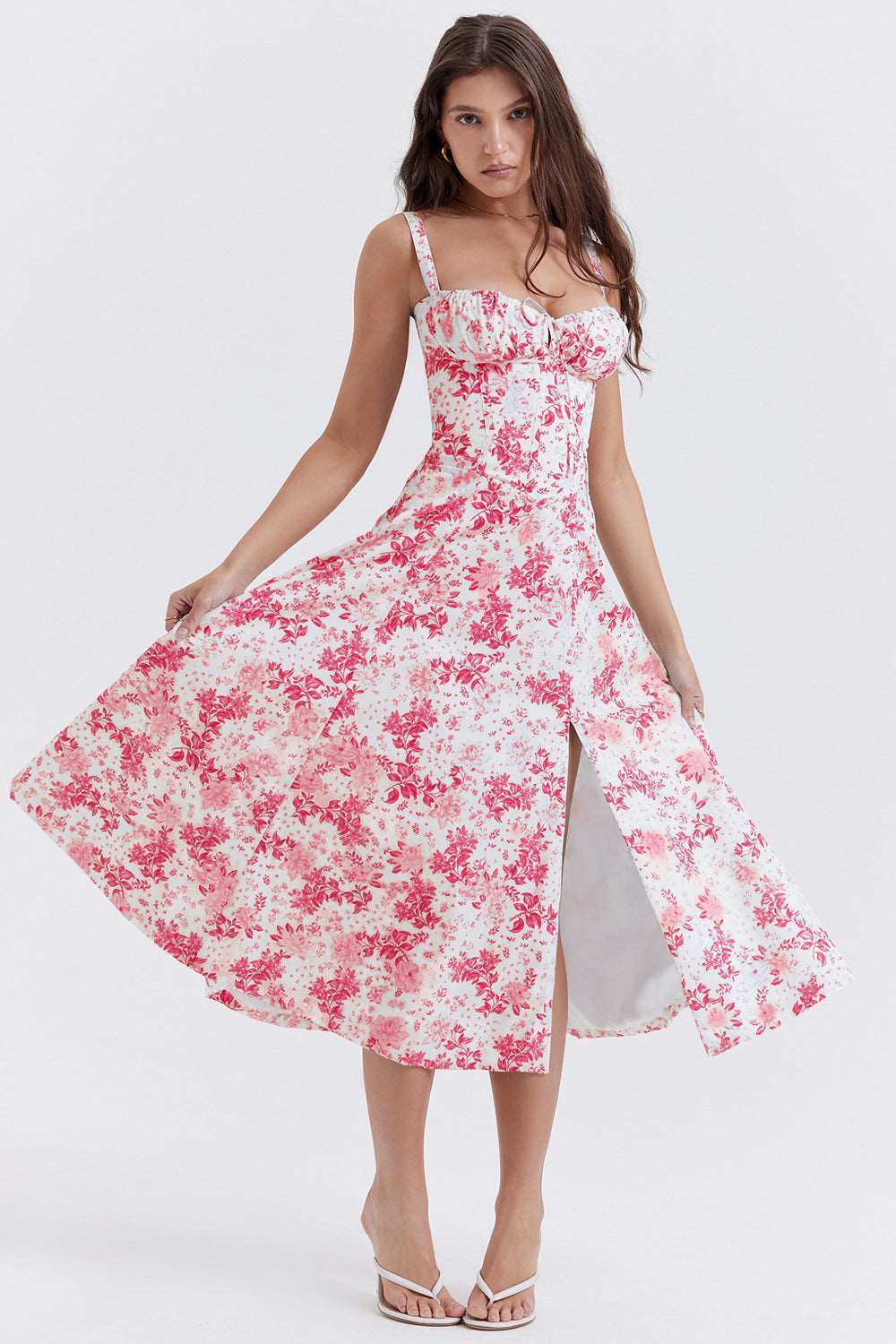 Variant image for Ella | Elegantes Damenkleid mit Faltenoberteil und taillierter Passform-61