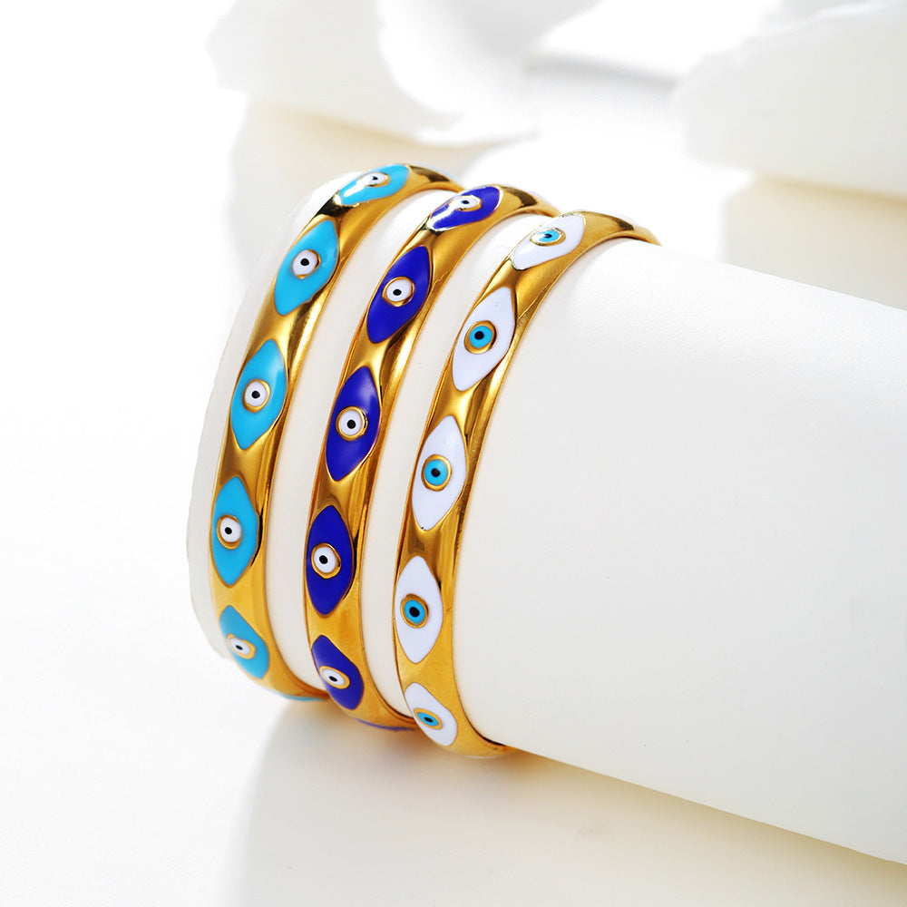Damen Armreif mit Nazar Auge Design 2