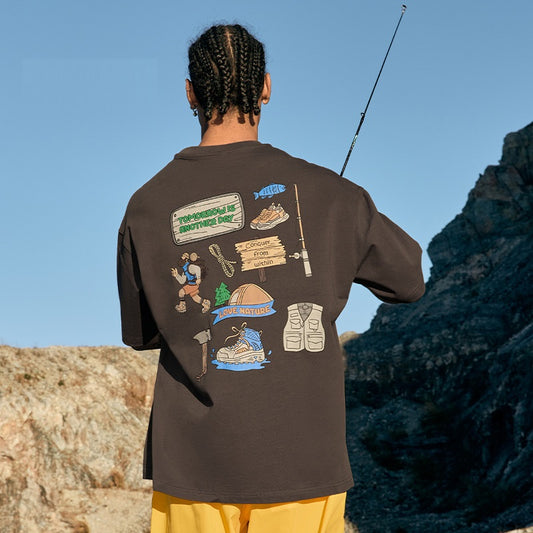 Jesse | Klassische bedrucktes T-Shirt für Männer