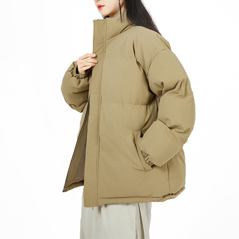 Giacca invernale oversize unisex con collo alto