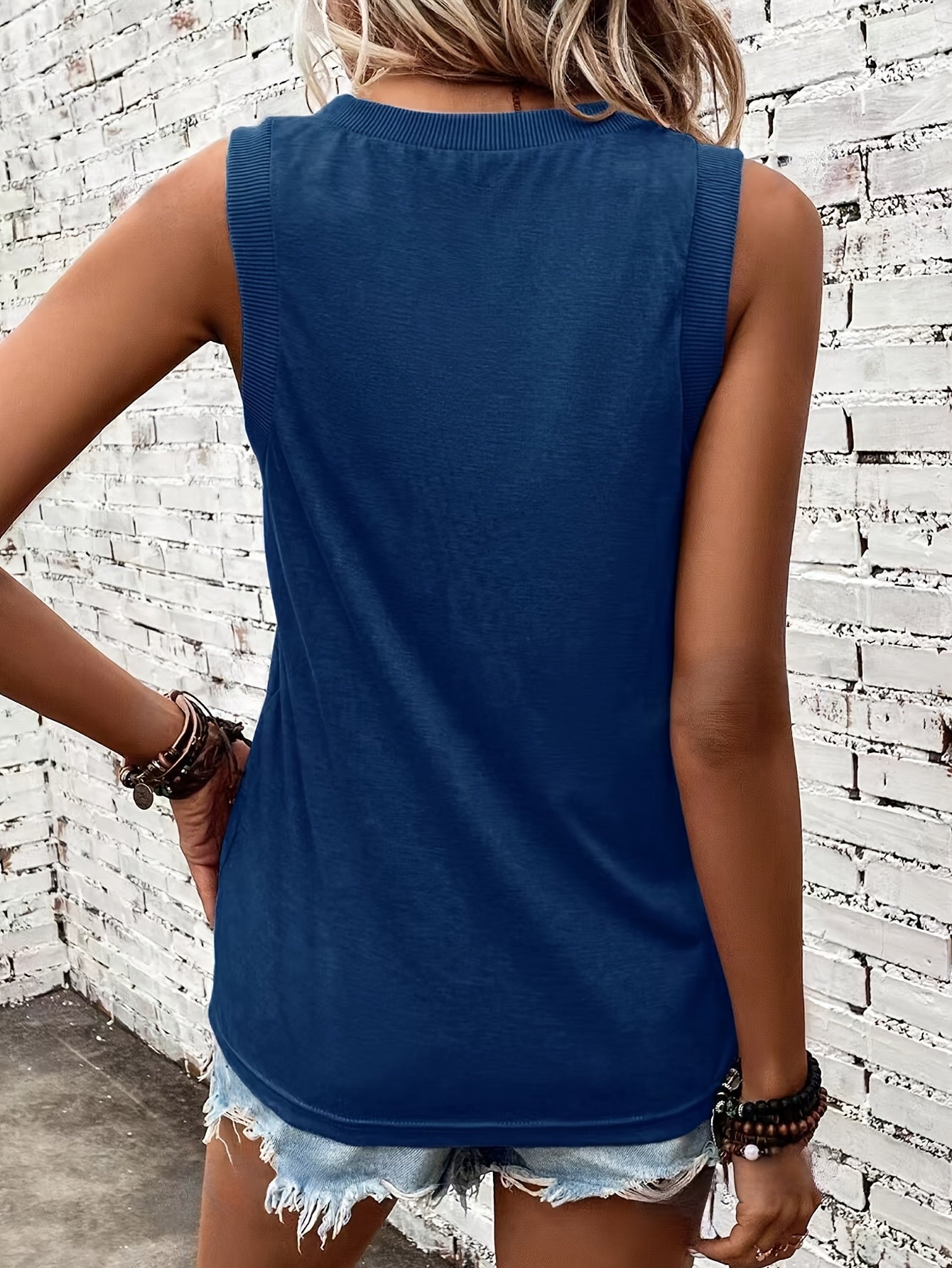Quinty | Klassische Leinen Tanktop für Frauen