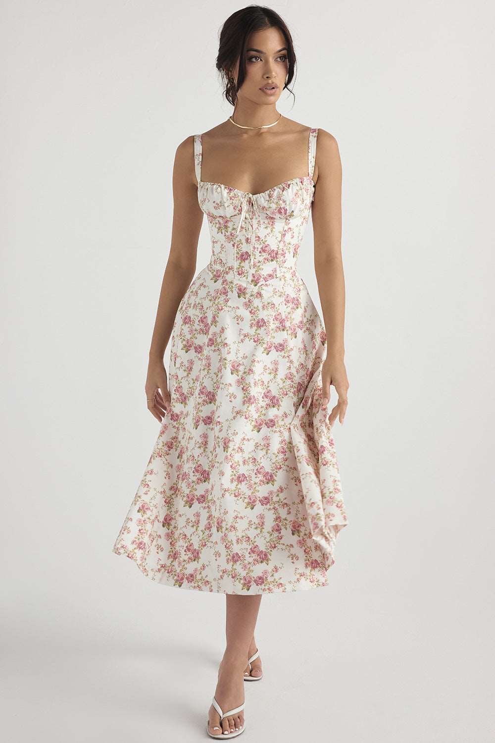 Variant image for Ella | Elegantes Damenkleid mit Faltenoberteil und taillierter Passform-25