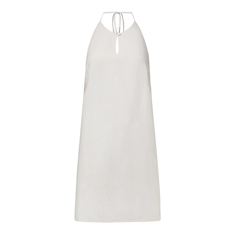 Carina | Airy summer dress for women with halter neckline