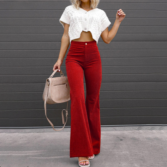 Fiona | Damen Flared Hose