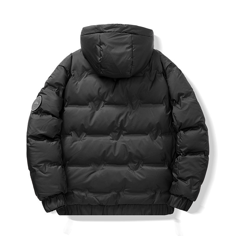 Warme Daunenjacke mit Kapuze 5