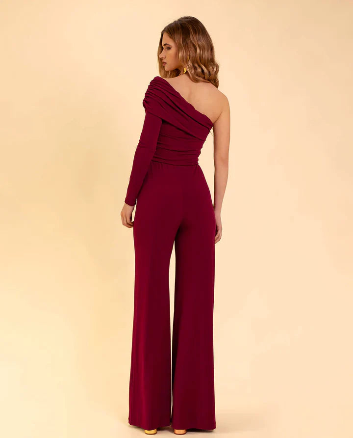 Suze | Stilvoll Ein-Schulter-Jumpsuit für Frauen