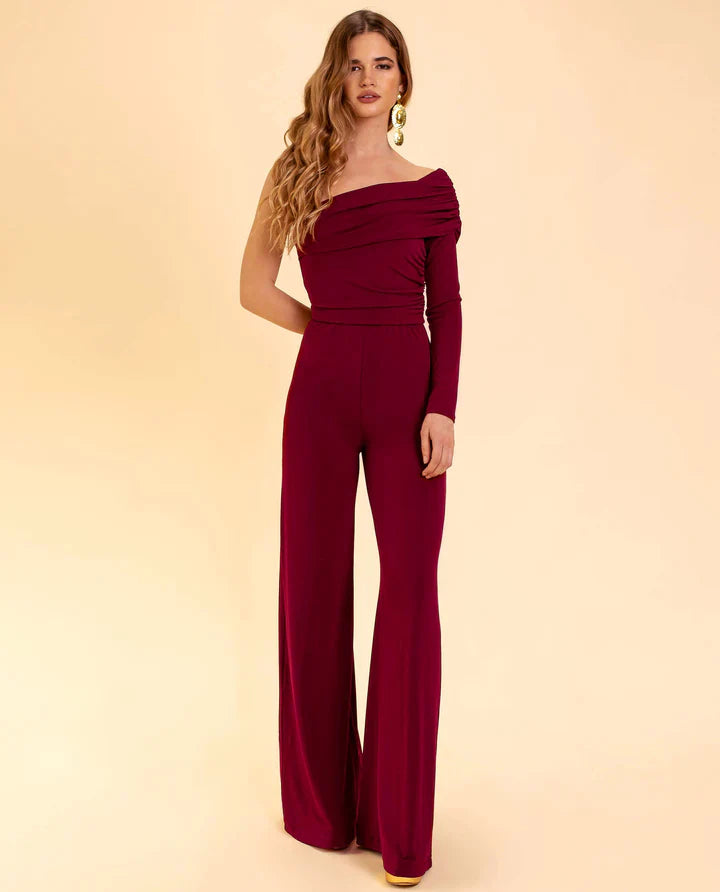 Suze | Stilvoll Ein-Schulter-Jumpsuit für Frauen