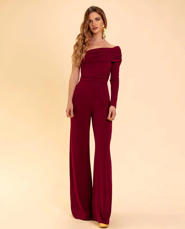 Suze | Stilvoll Ein-Schulter-Jumpsuit für Frauen