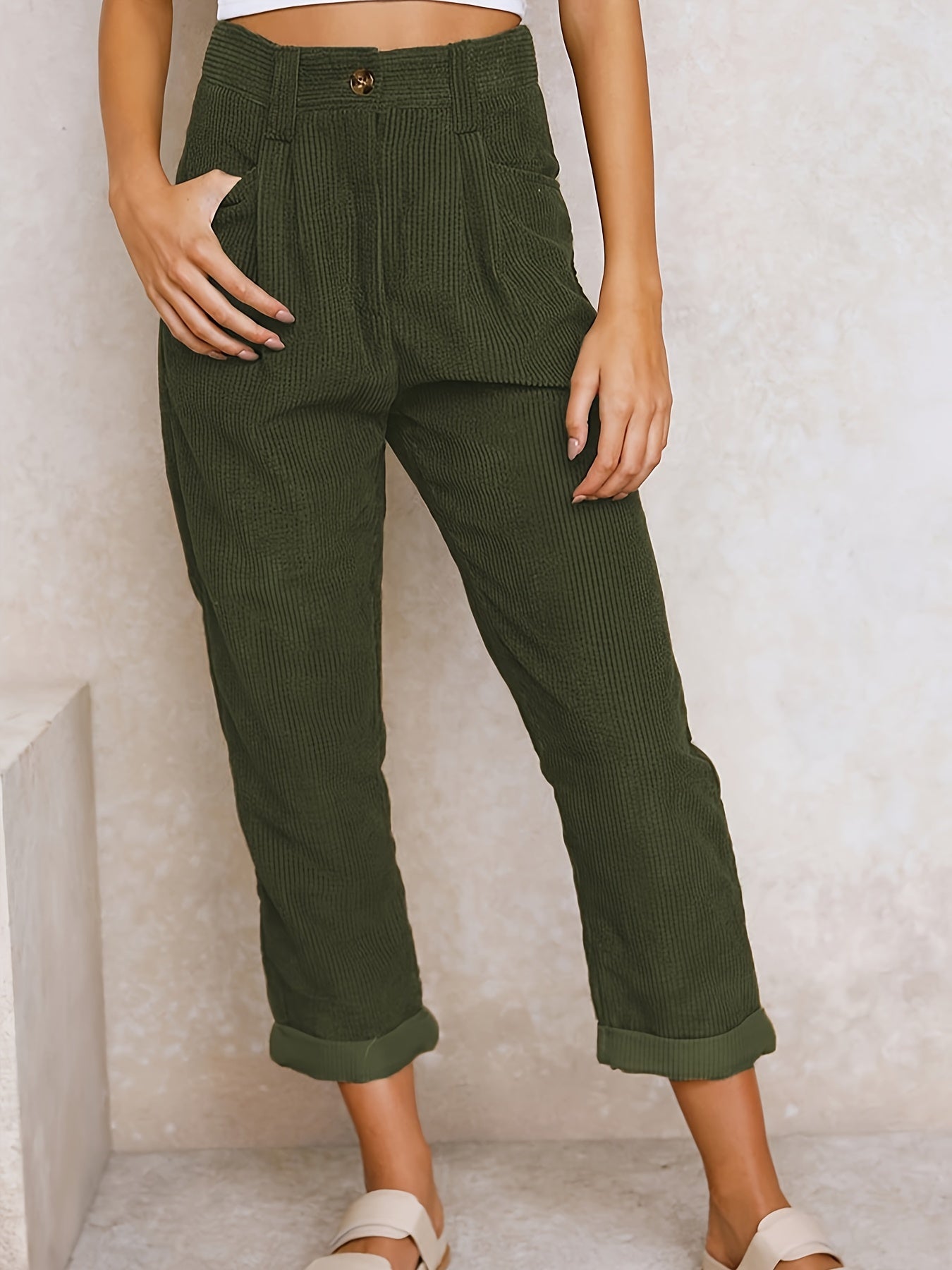 Variant image for Beatrix | Damen Stoffhose mit geradem Bein für eleganten Stil-20