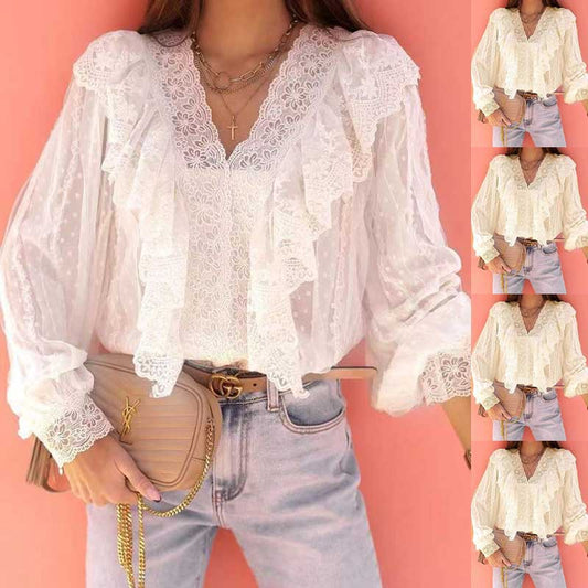 Manon | Stilvoll Patchwork-Shirt für Frauen