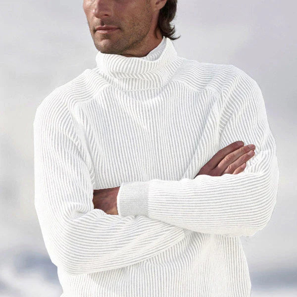 Warmood | Eleganter Herren Kaschmir-Rollkragenpullover