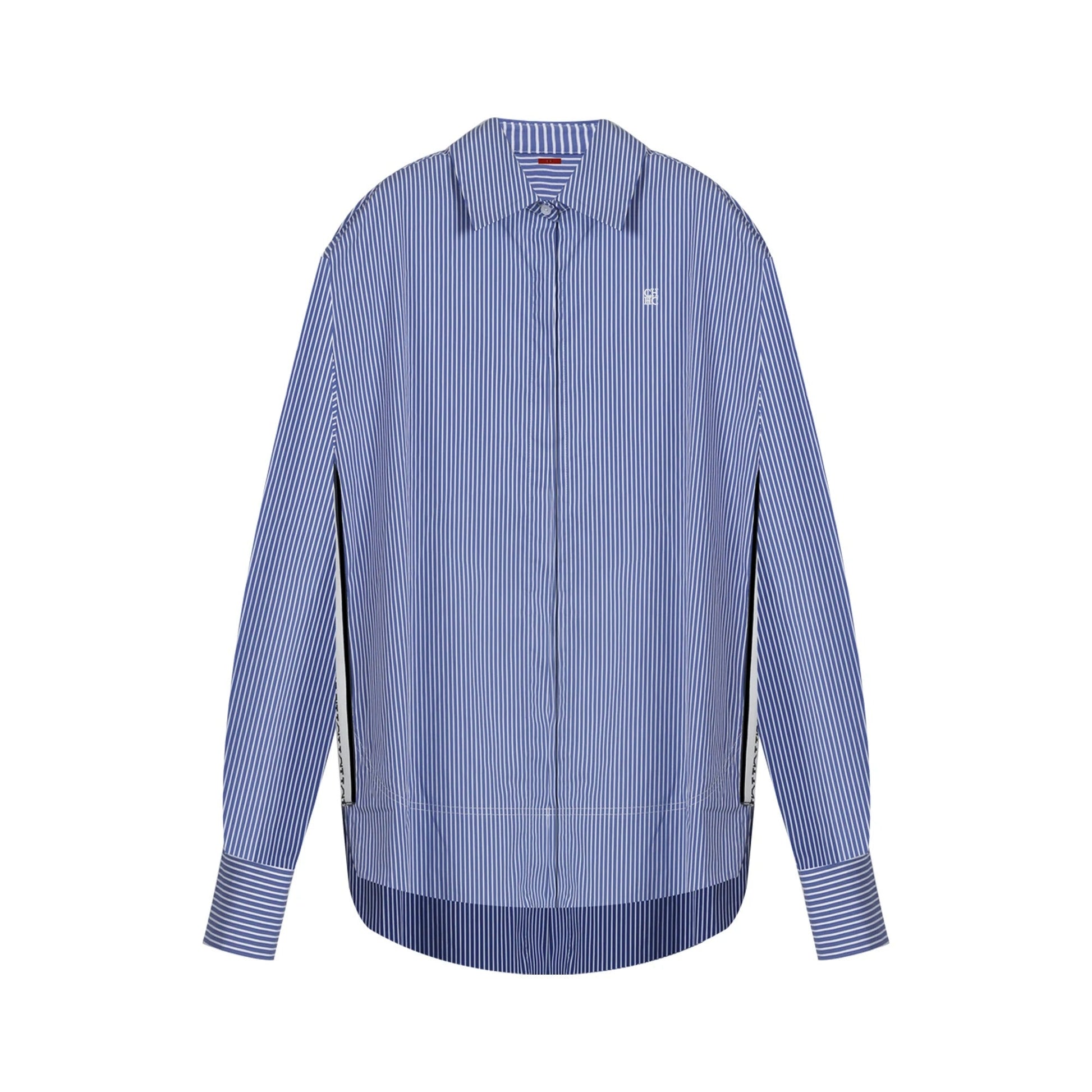 Variant image for Carina | Lässige Oversized Damen Bluse mit Streifen für Alltag und Freizeit-1
