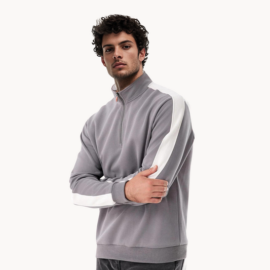 Bruno | Premium Pullover mit Viertelreißverschluss