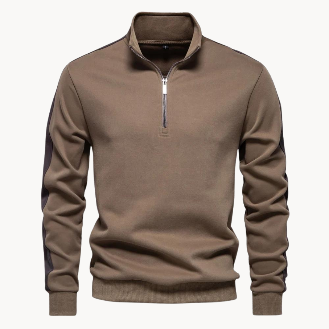 Bruno | Premium Pullover mit Viertelreißverschluss