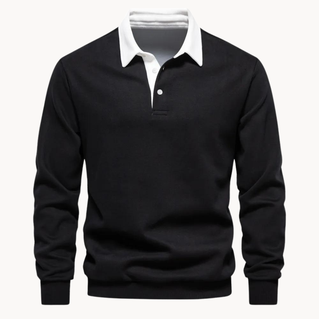 Rafael | Lässiges Polo-Sweatshirt