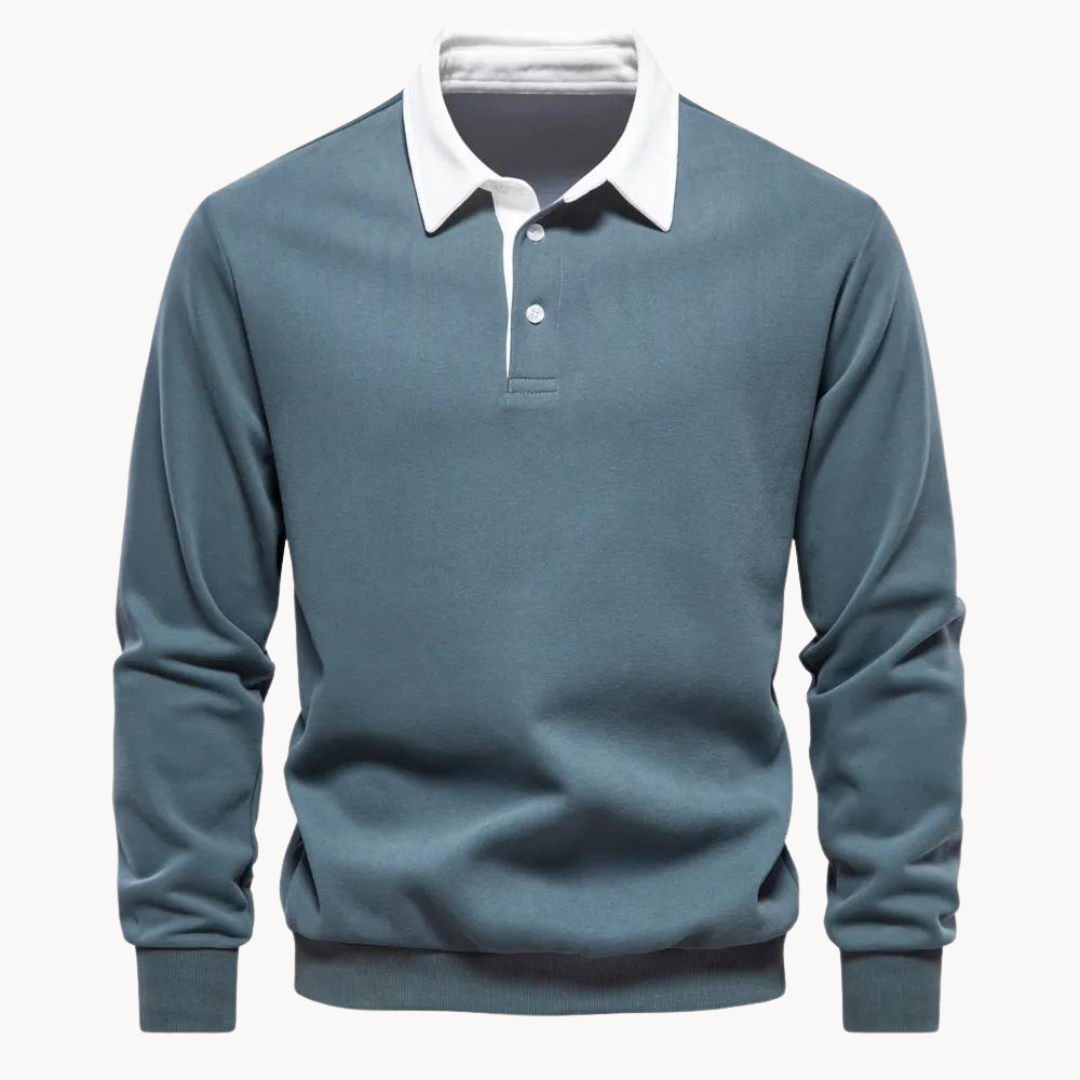 Rafael | Lässiges Polo-Sweatshirt