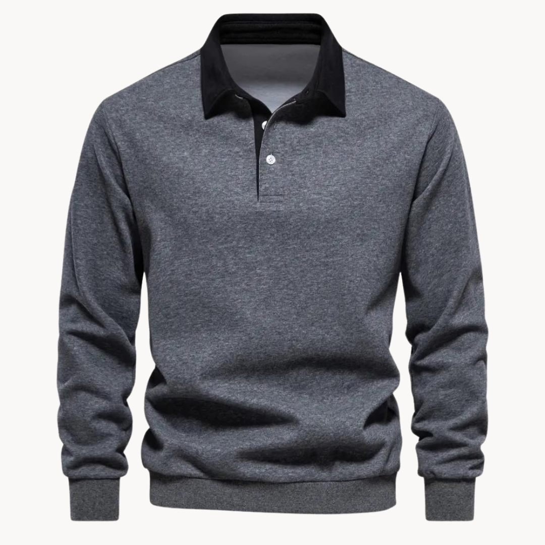 Rafael | Lässiges Polo-Sweatshirt