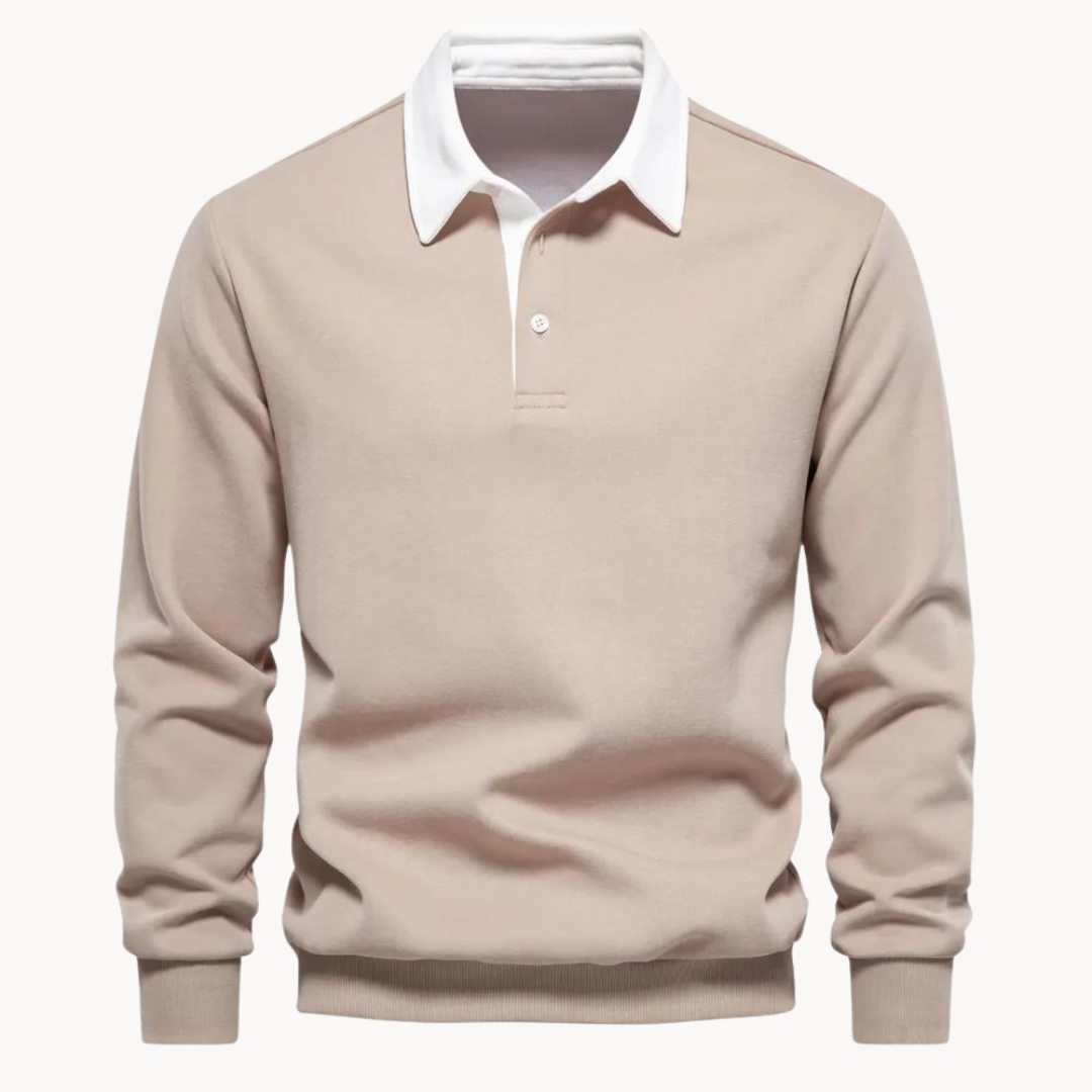 Rafael | Lässiges Polo-Sweatshirt