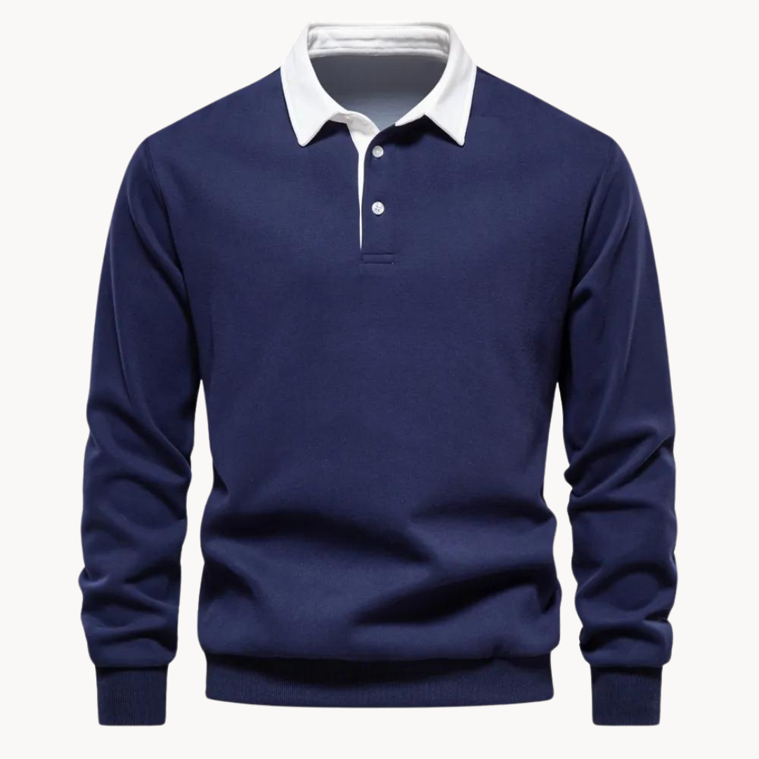 Rafael | Lässiges Polo-Sweatshirt