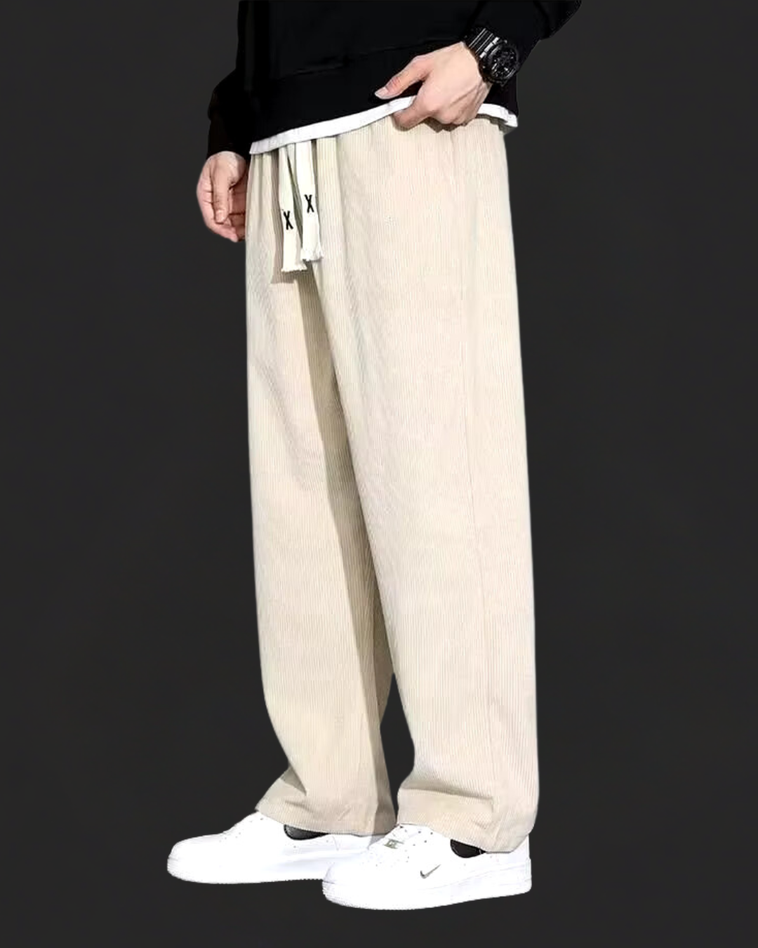 Ferdinand | Bequeme Cordhose mit lockerer Passform