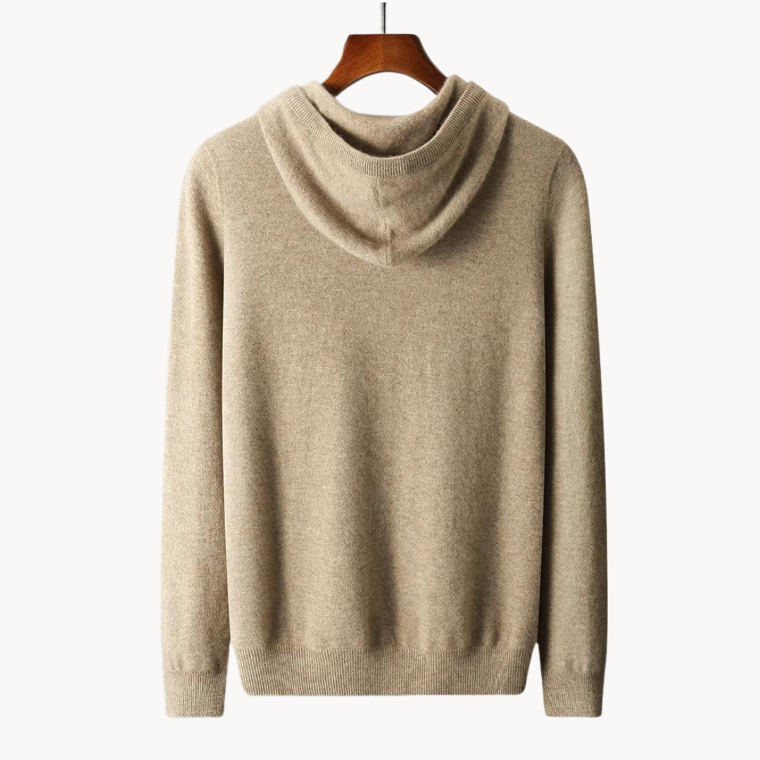 Warmood | merino strick kapuzenpullover