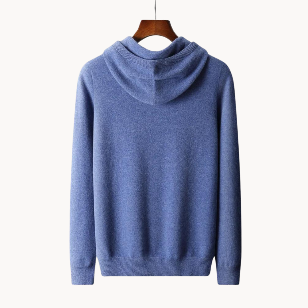 Warmood | merino strick kapuzenpullover