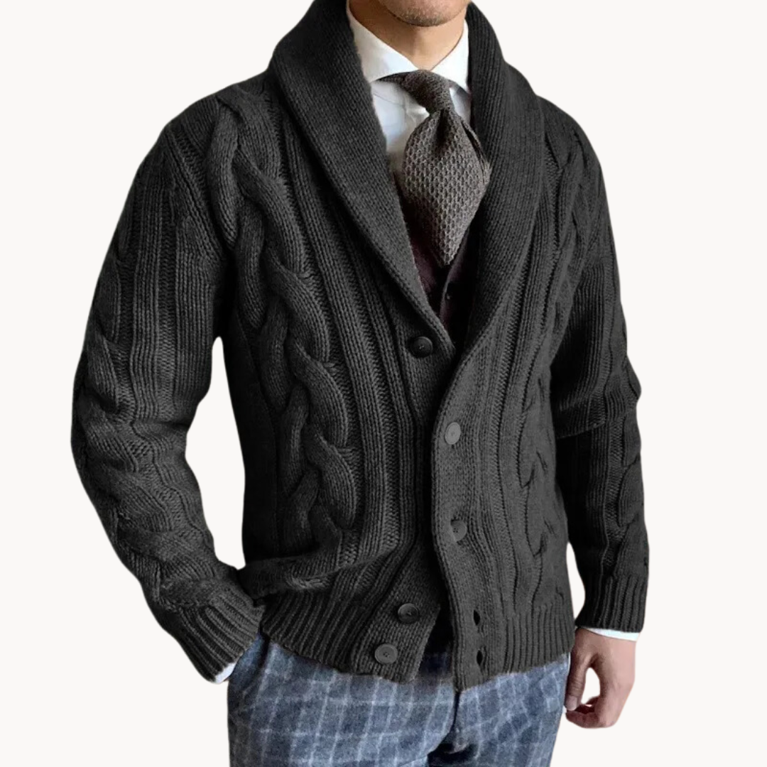 Willem | Strickschal-Strickjacke