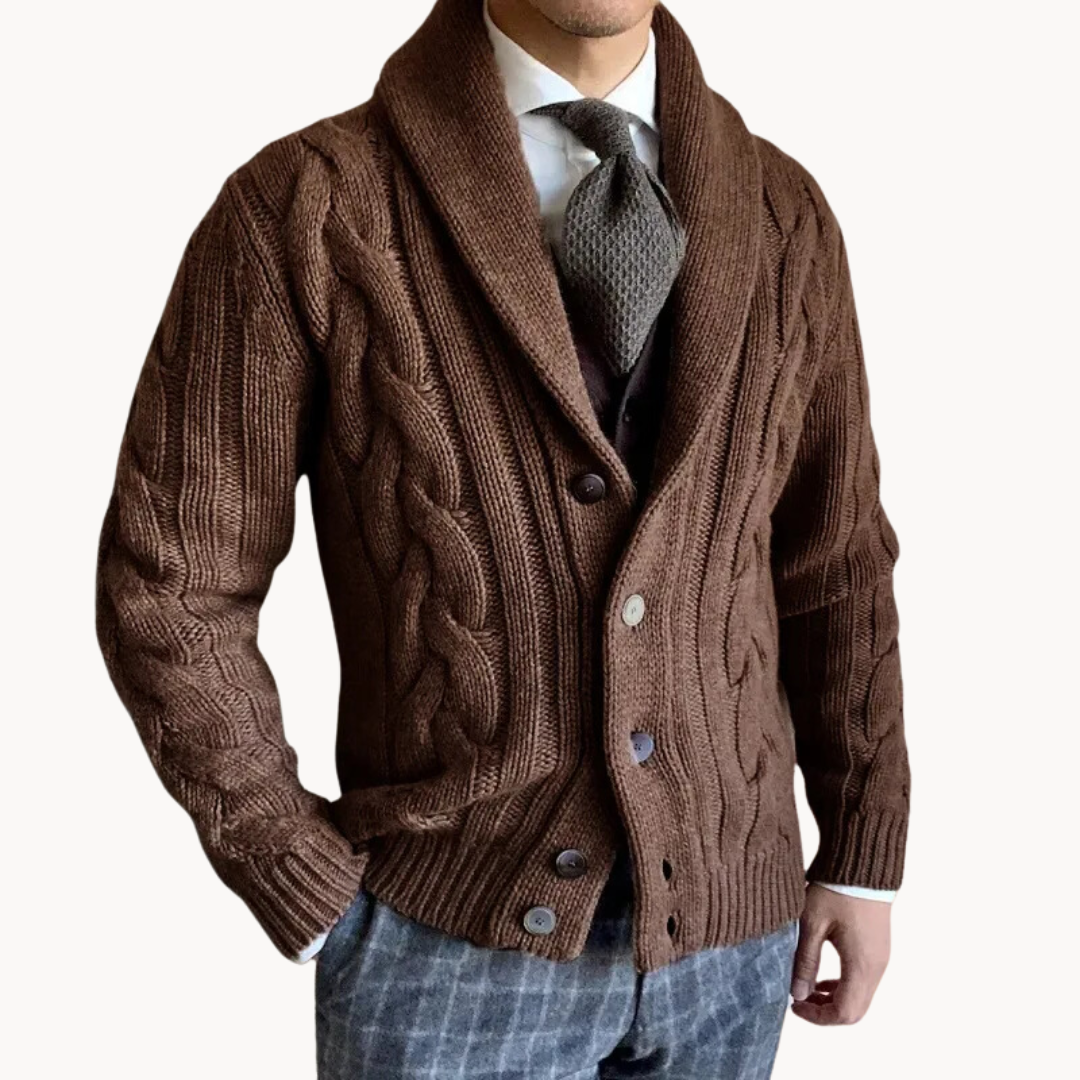 Willem | Strickschal-Strickjacke