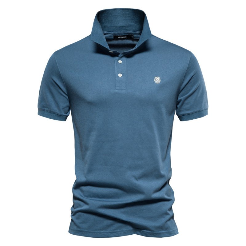 Variant image for Georg | Herren Langarm Poloshirt in Klassischem Design-21