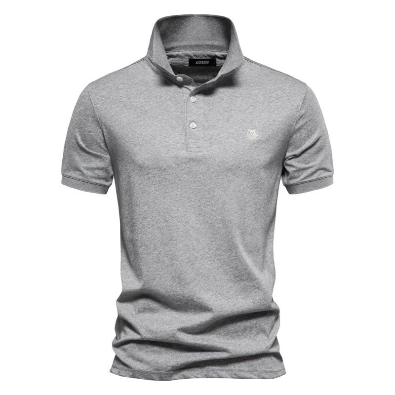 Variant image for Georg | Herren Langarm Poloshirt in Klassischem Design-26