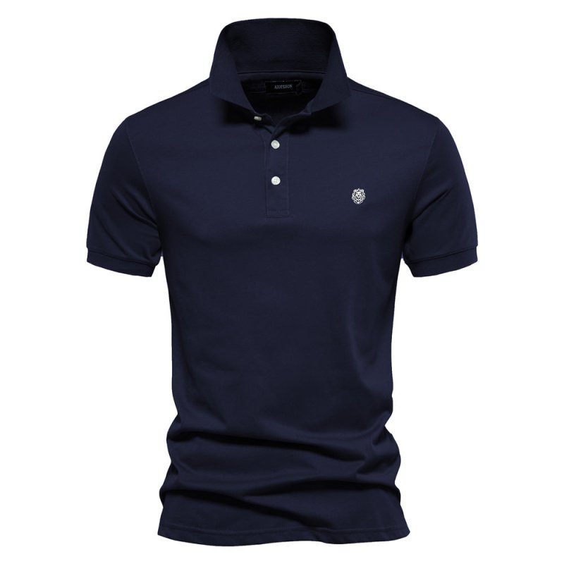 Variant image for Georg | Herren Langarm Poloshirt in Klassischem Design-11
