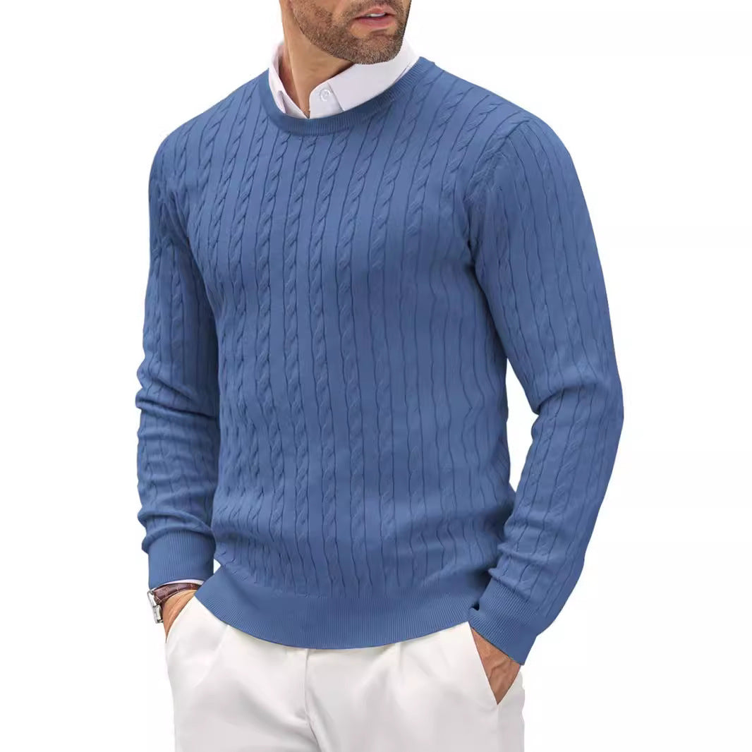 Fionn | Eleganter Zopfstrickpullover für Männer