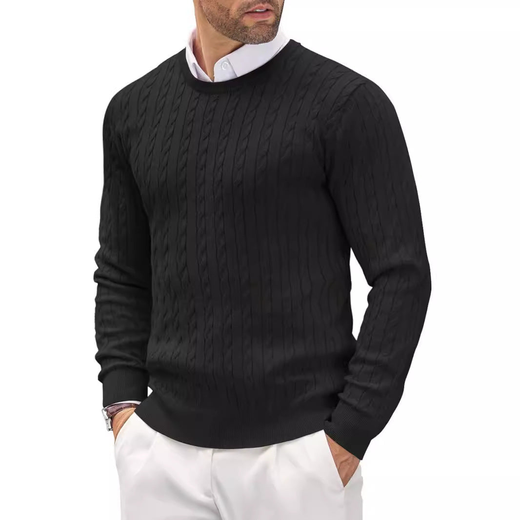 Fionn | Eleganter Zopfstrickpullover für Männer